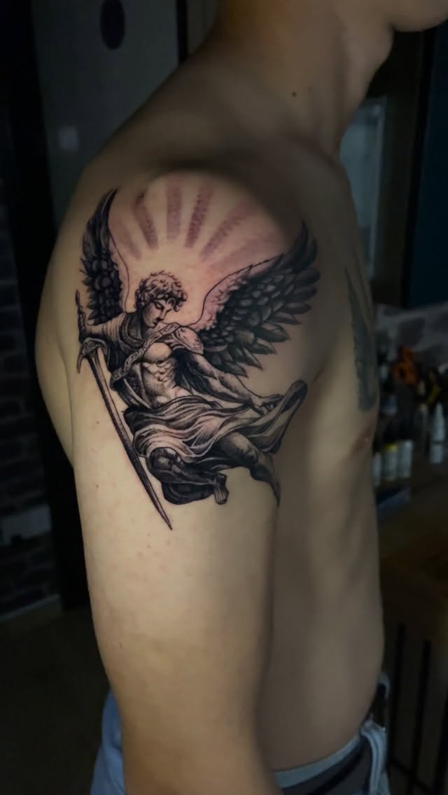 Archangel Michael tattoo